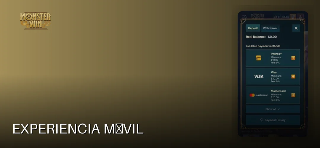 Experiencia móvil